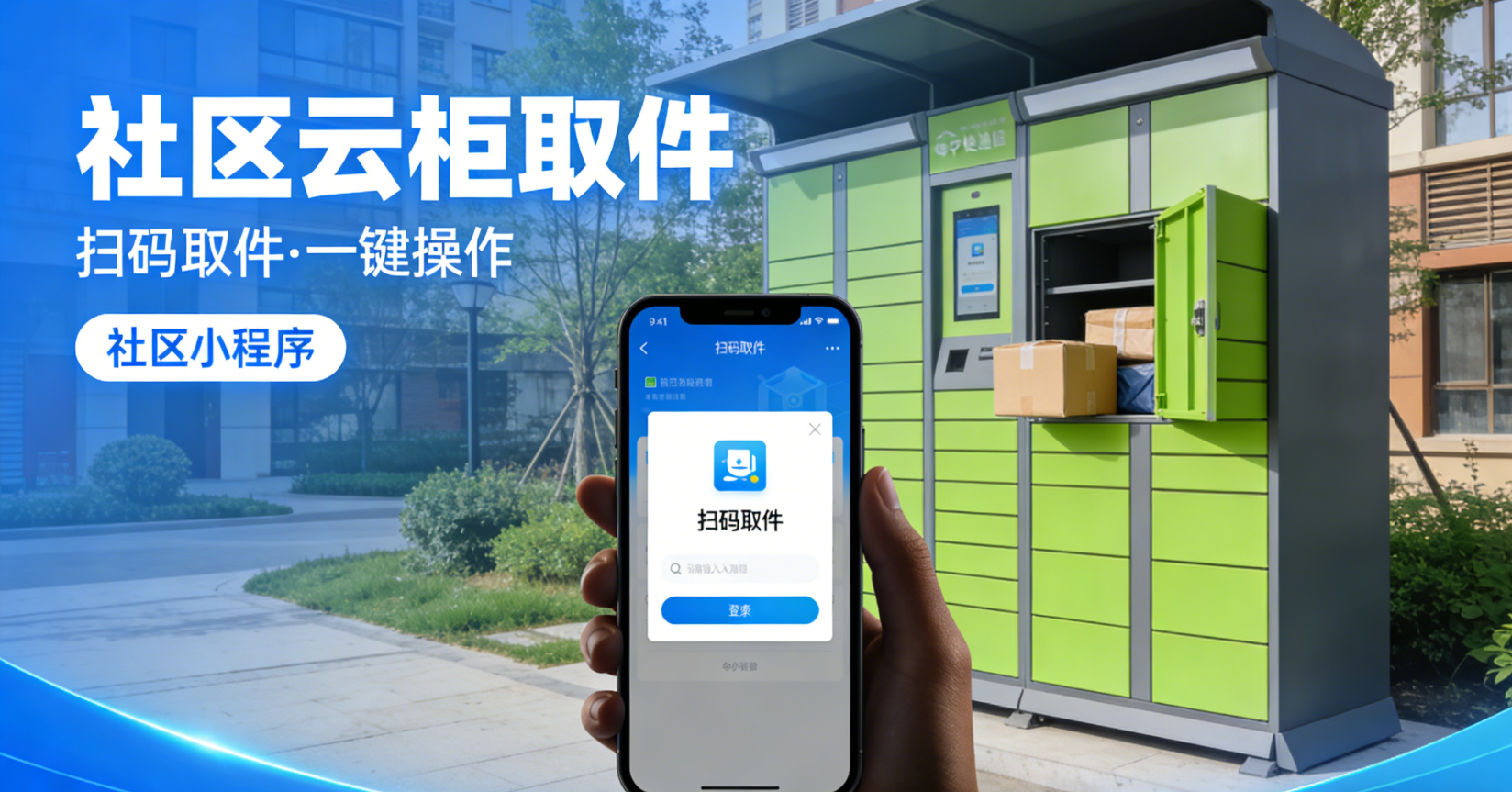 电子快递柜取件程序